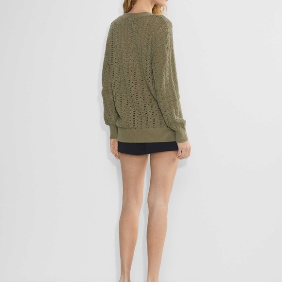 Aritzia Wilfred Olive Green Cardigan - Picture 3 of 10